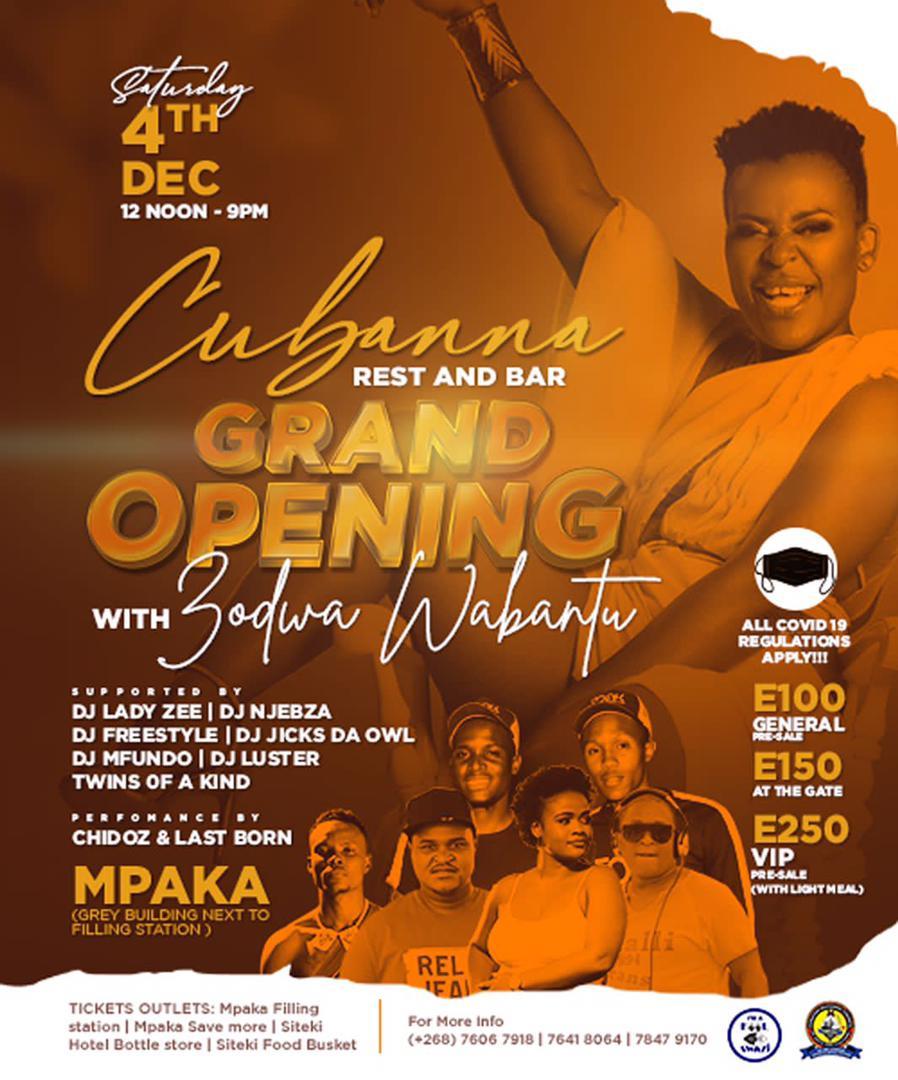 Cubana Rest and Bar Grand Opening with Zodwa Wabantu Pic